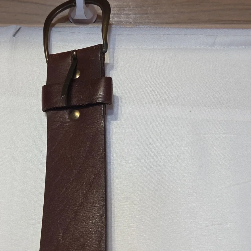 Saddle Leather Brown Belt 1.5